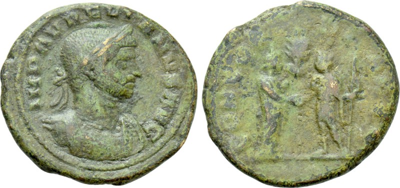 AURELIAN (270-275). As. Rome. 

Obv: IMP AVRELIANVS AVG. 
Laureate, draped an...