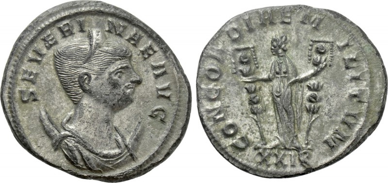 SEVERINA (Augusta, 270-275). Antoninianus. Siscia. 

Obv: SEVERINAE AVG. 
Dra...