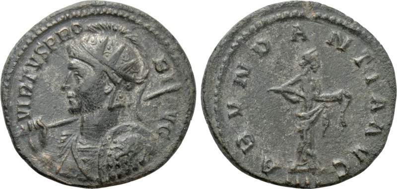 PROBUS (276-282). Antoninianus. Lugdunum. 

Obv: VIRTVS PROBI AVG. 
Radiate, ...
