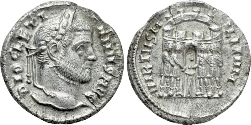 DIOCLETIAN (284-305). Argenteus. Siscia. 

Obv: DIOCLETIANVS AVG. 
Laureate h...