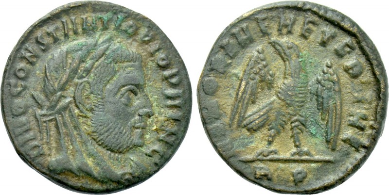 DIVUS CONSTANTIUS I (Died 306). Quarter Follis. Rome. Struck under Constantine I...