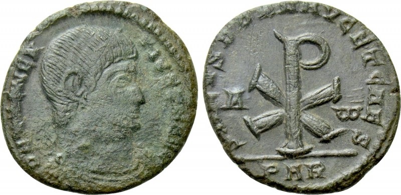 MAGNENTIUS (350-353). Ae. Arelate. 

Obv: D N MAGNENTIVS P F AVG. 
Bareheaded...