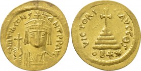 TIBERIUS II CONSTANTINE (578-582). GOLD Solidus. Constantinople. Light weight issue of 22 siliquae.