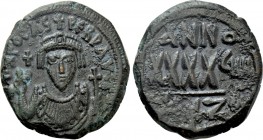 PHOCAS (602-610). Follis. Cyzicus. Dated RY 9 (610).