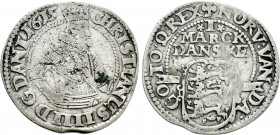 DENMARK. Christian IV (1588-1648). Mark (1615) København (Copenhagen).