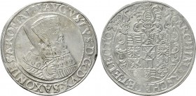 GERMANY. Sachsen. August (1553-1586). Taler (1555). Annaberg.