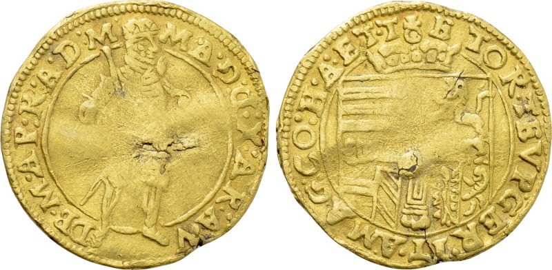 HOLY ROMAN EMPIRE. Matthias II (1612-1619). GOLD Ducat. Contemporary imitation. ...