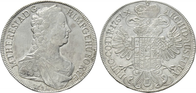 HOLY ROMAN EMPIRE. Maria Theresia (1740-1780). Reichstaler (1764). Wien (Vienna)...