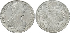 HOLY ROMAN EMPIRE. Maria Theresia (1740-1780). Reichstaler (1764). Wien (Vienna).