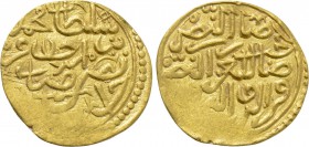 OTTOMAN EMPIRE. Sulayman I Qanuni (AH 926-974 / 1520-1566 AD). GOLD Sultani. Uncertain mint and AH date.