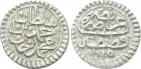 OTTOMAN EMPIRE. Ahmed III (AH 1115-1143 / 1703-1730 AD). Akçe. Qustantiniya (Constantinople). Dated AH 1115 (1703 AD).
