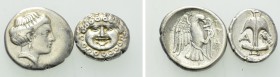 2 Greek Coins.