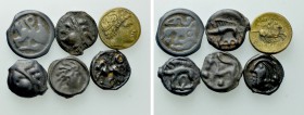 6 Celtic and Greek Coins.