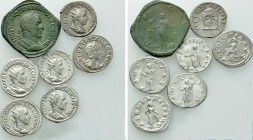 7 Coins of Trajanus Decius und Volusian.