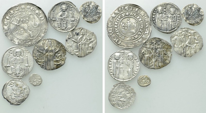 8 Medieval Coins. 

Obv: .
Rev: .

. 

Condition: See picture.

Weight:...