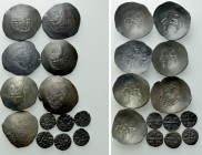 13 Byzantine and Medieval Coins.
