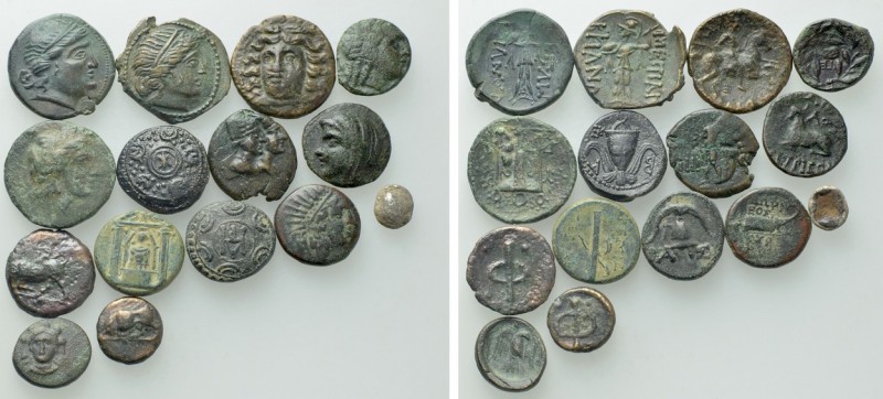 15 Greek Coins; Including Coins From the BCD Collection. 

Obv: .
Rev: .

....