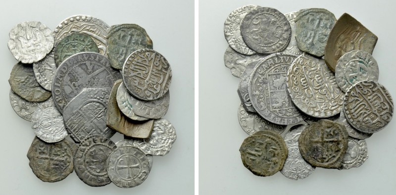 21 Medieval and Modern Coins. 

Obv: .
Rev: .

. 

Condition: See picture...