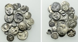 25 Greek Silver Coins.