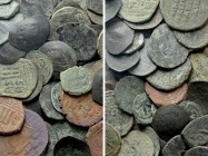 Circa 63 Byzantine Coins.