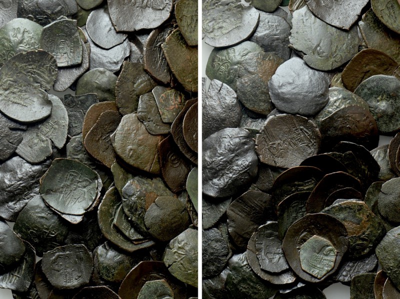 Circa 120 Late Byzantine Coins. 

Obv: .
Rev: .

. 

Condition: See pictu...