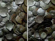 Circa 120 Late Byzantine Coins.