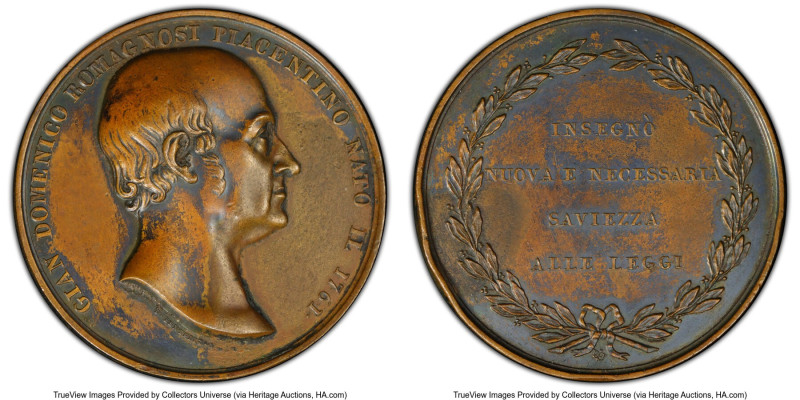 "Gian Domenico Romagnosi" Specimen Medal "1761" AU Details (Environmental Damage...