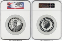 Elizabeth II silver "Kookaburra" 10 Dollars (10 oz) 2014-P MS69 NGC, Perth mint, KM2118. Early Releases. HID09801242017 © 2024 Heritage Auctions | All...