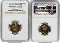 British Dependency. Elizabeth II gold Proof 1/4 Angel (1/4 oz) 1993 PR69 Ultra Cameo NGC, KM195. HID09801242017 © 2024 Heritage Auctions | All Rights ...