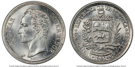 Republic silver Bolivar 1960 MS66 PCGS, KM-Y37a. HID09801242017 © 2024 Heritage Auctions | All Rights Reserved