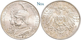REICHSSILBERMÜNZEN PREUSSEN
Wilhelm II., 1888-1918. 2 Mark 1901 (A) Berlin Zum 200jährigen Bestehen des Königreichs. J. 105. Fast Stempelglanz
