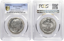 REICHSSILBERMÜNZEN PREUSSEN
Wilhelm II., 1888-1918. 3 Mark 1910 A Berlin Zur Jahrhundertfeier der Universität Berlin. Auflage: 200.000 Exemplare, dav...