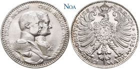 REICHSSILBERMÜNZEN SACHSEN-WEIMAR-EISENACH
Wilhelm Ernst, 1901-1918. 3 Mark 1915 A Berlin Zur Jahrhundertfeier des Großherzogtums. Auflage: 50.000 Ex...
