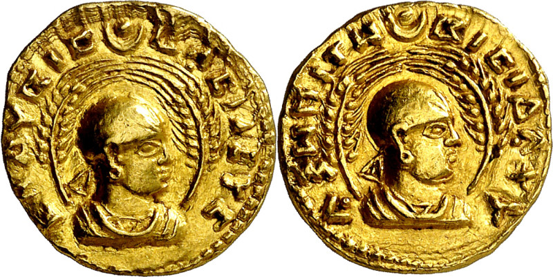 Reino de Axum (Etiopía). Endybis (270-300 d.C.). Unidad de oro. (Fr. 1). Bella. ...