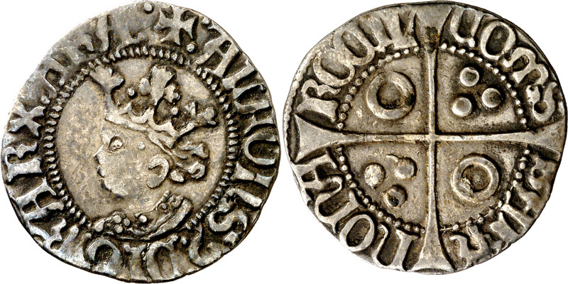 Alfonso IV (1416-1458). Perpinyà. Croat. (Cru. VS. 827.3) (Cru. CG. 2869C). Atra...