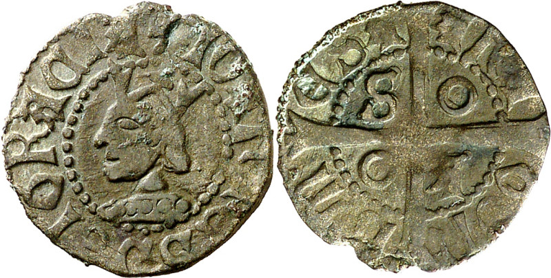 Joan II (1458-1479). Sardenya (Cáller). Diner o pitxol. (Cru.V.S. 986 var) (Cru....