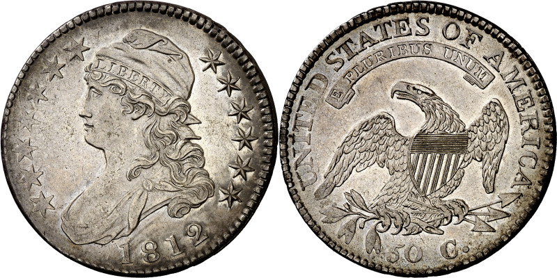 Estados Unidos. 1812. Filadelfia. 50 centavos. (KM. 37). Acuñación floja en part...