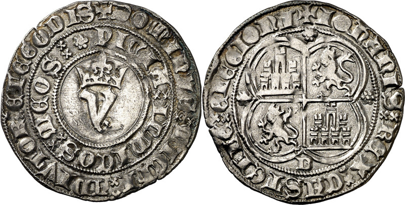 Juan I (1379-1390). Burgos. Real. (AB. 533) (Imperatrix J1:11.1) (MOMECA 63:2A.1...