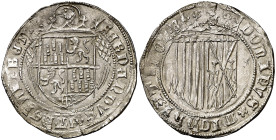 Reyes Católicos. Segovia. 1 real. (AC. 376). Anterior a la Pragmática. Muy bella. Ex Colección Isabel de Trastámara 12/12/2018, nº 618. Rara así. 3,36...