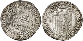 Reyes Católicos. Toledo. 1 real. (AC. 449). Anterior a la Pragmática. Algo alabeada. Atractiva. Ex Colección Isabel de Trastámara 13/12/2018, nº 1209....