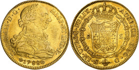 1788. Carlos III. Sevilla. C. 8 escudos. (AC. 2194) (Cal.Onza 969). Bella. Moneda exenta del pago de tasas de exportación. This coin is exempt of any ...