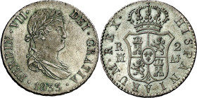 1833. Fernando VII. Madrid. AJ. 2 reales. (AC. 850). Bella. Brillo original. Rara así. 5,97 g. S/C-.

1833. Fernando VII. Madrid. AJ. 2 reales. (AC....