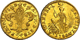 Italia. Florencia. 1788. Pedro Leopoldo. 1 ruspone. (Fr. 334). Brillo original. Bella. Rara así. AU. 10,44 g. EBC+.

Italia. Florencia. 1788. Pedro ...