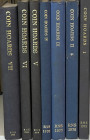 AA.VV. Coin Hoards . Voll 7. Set Completo. London The Royal Numismatic Society. 1975 – 1976 – 1977 – 1978 – 1979 – 1981 – 1985. Buono stato....