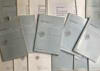 AA.VV. Mitteilungen der Osterreichischen Numismatischen Gesellschaft. Lotto di 20 Riviste: Band 36- No.6- 1996 – Band 38-No.3-1998 – Band 39- No.1- 19...