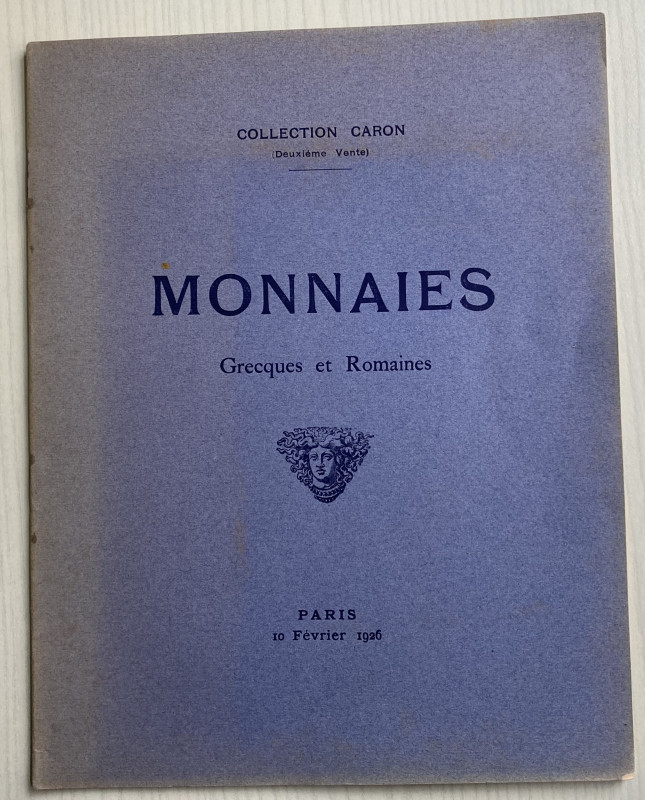 Florange M. J. And Ciani M. L., Catalogue des Monnaies Grecques et Romaines Comp...