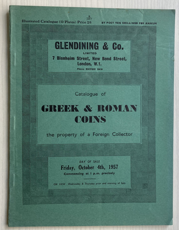 Glendining & Co. Catalogue of Greek & Roman coins. The property of a late Foreig...