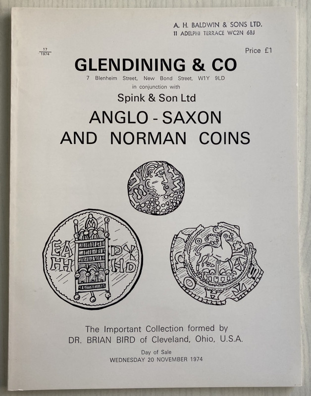 Glendining & Co. In conjunction with Spink & Son Catalogue of Anglo-Saxon and No...