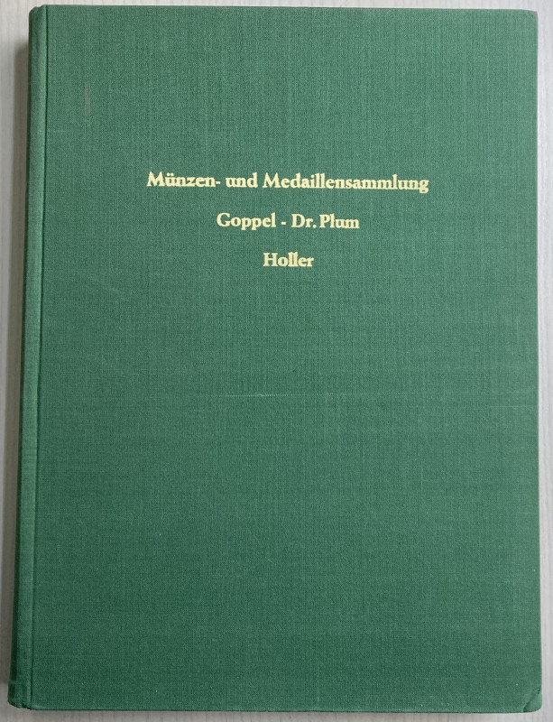 Kress K. 115. Sammlung Marie Luise Goppel. Dr. Plum. Holler. Joachimsthaler Meda...