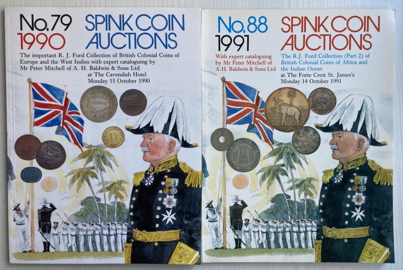 Spink Auction No. 79 -80 The Important R.J. Ford Collection 2 Cataloghi. 1) Auct...